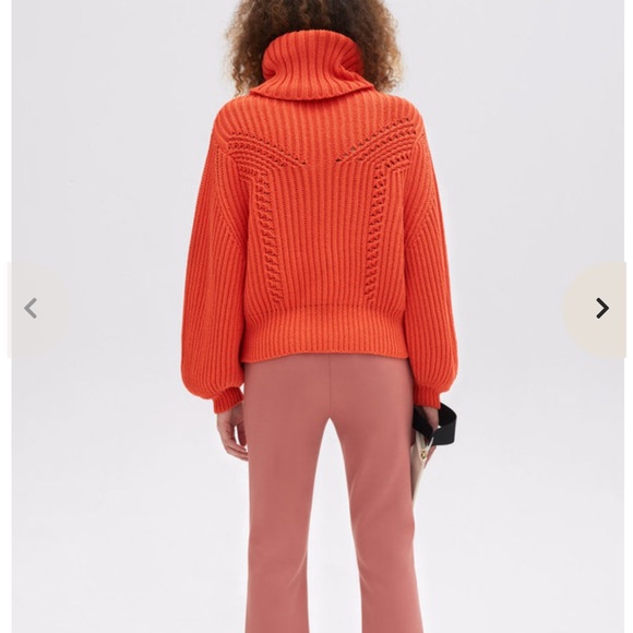 Rodebjer knit sweater in coral XS - Picture 5 of 6